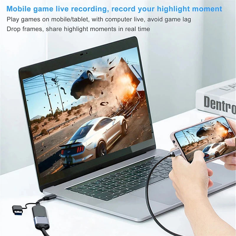 4K hdmi Video Capture Card USB 3.0 Type-C 1080P Game Capture Card for Live Streaming PS4 Xbox Switch OBS Recording Peaceful Pleasures Health and Wellness