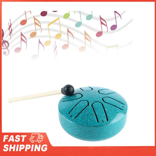 Handpan Drum Professional Mini 6 Note Worry Tongue Percussion Peaceful Pleasures Health and Wellness