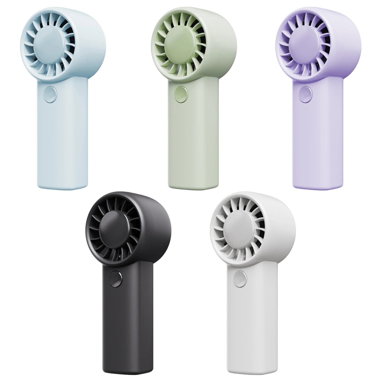 Personal Fans Type-C Rechargeable Small Handheld Fan Build in 500mAh Battery for Travel Outdoor Office Women Men Gifts Peaceful Pleasures Health and Wellness