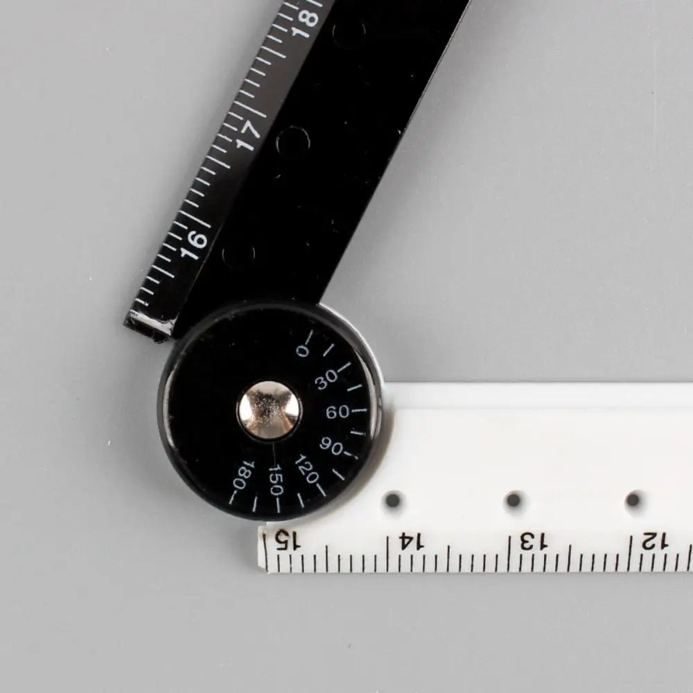Creative Black And White Folding Ruler Drawing Plastic Straight Ruler Bookmark Multifunctional Scale Ruler Office Peaceful Pleasures Health and Wellness