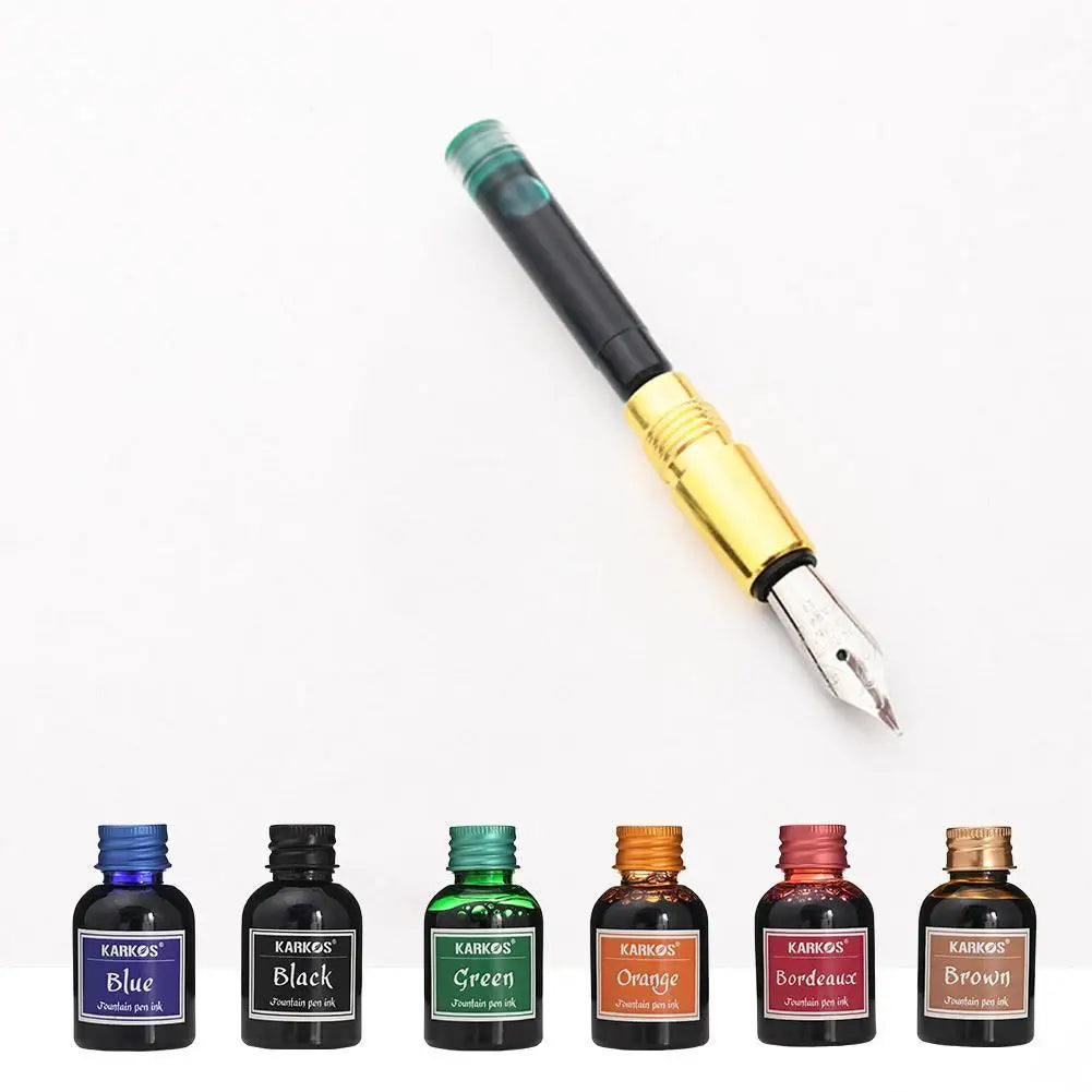 Colorful Fountain Pen Ink – Calligraphy & Writing Ink Bottle