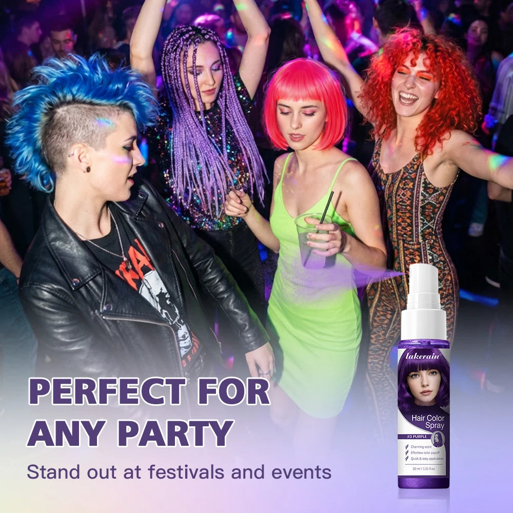 Washable Temporary Hair Color Spray One-Time Instant Hair Dye DIY Hair Chalk Multi Color Hair Styling Tool For Party Cosplay Sta Peaceful Pleasures Health and Wellness