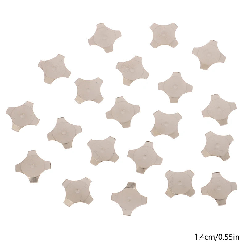 20Pcs 10 With Point Cross Shape Metal Dome Reset Switch 5 6 7 8.4 10 12 14 16 MM Membrane Switch SPST Momentary On/Off Tactile Peaceful Pleasures Health and Wellness 20pcs A7