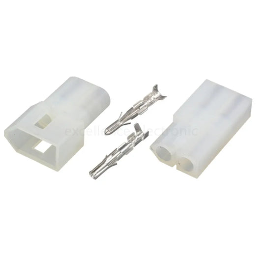 10sets 5500/5600 3.7mm Pitch Air Butt 2P Automotive Wire Connector For Butt Socket Riveted Car Headlight Plug DJ3023-2.3-11/21 Peaceful Pleasures Health and Wellness Default Title