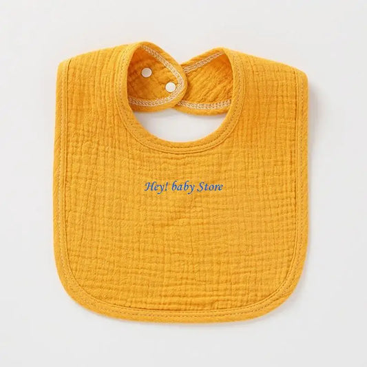 Baby Drool Bibs 4-Layer Cotton Gauze Bandana Burp Cloth Baby Drool Bib Peaceful Pleasures Health and Wellness