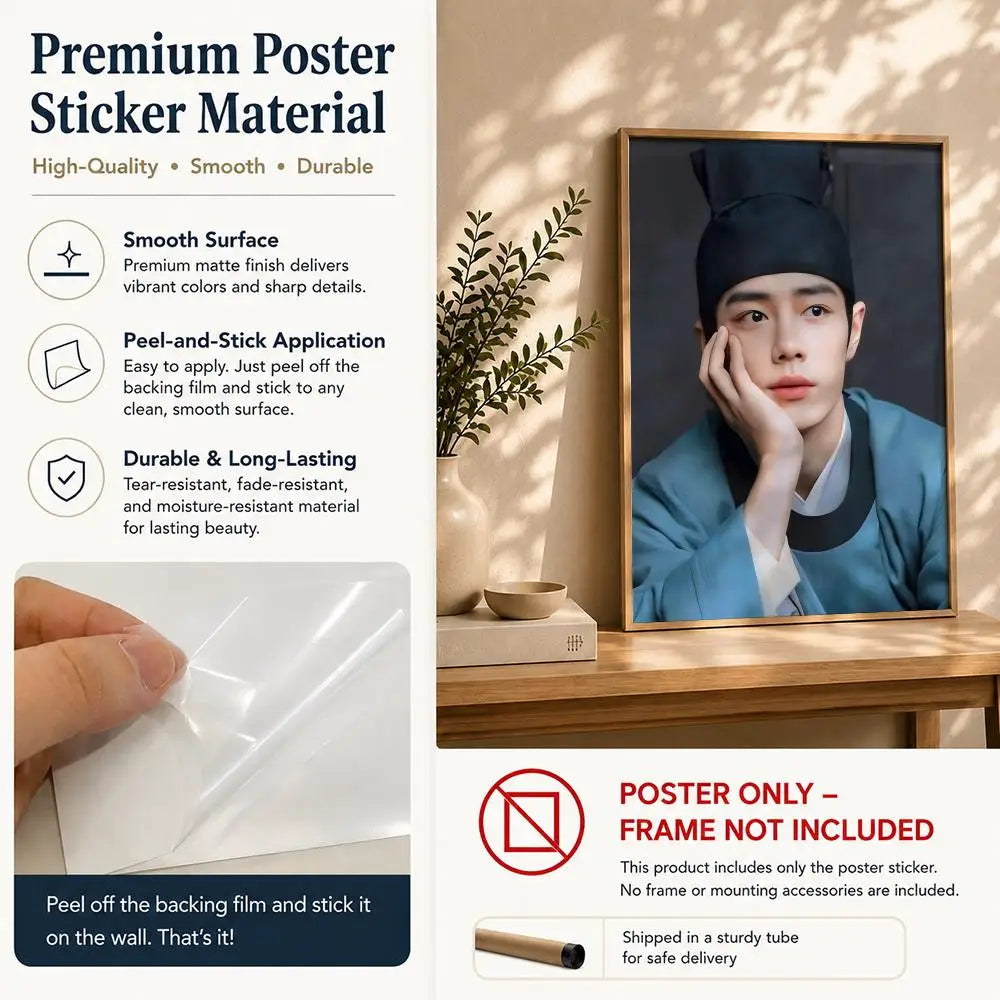 Novel T-The Legend of Zang HaiS Poster HD Self Adhesive Waterproof Wall Art Ideal for Home Office Dorm Bedroom Great Gift Peaceful Pleasures Health and Wellness