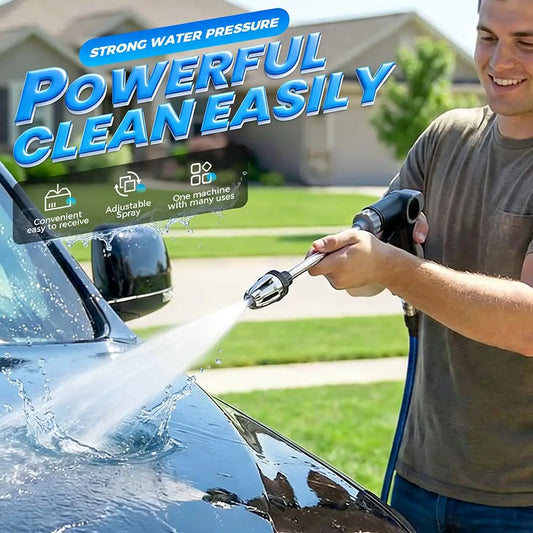 Heavy Duty Garden Hose Nozzle, Multi-Function Sprayer for Yard, Car & Pet Cleaning, High Pressure Water Washer Jet (2026 New) Peaceful Pleasures Health and Wellness