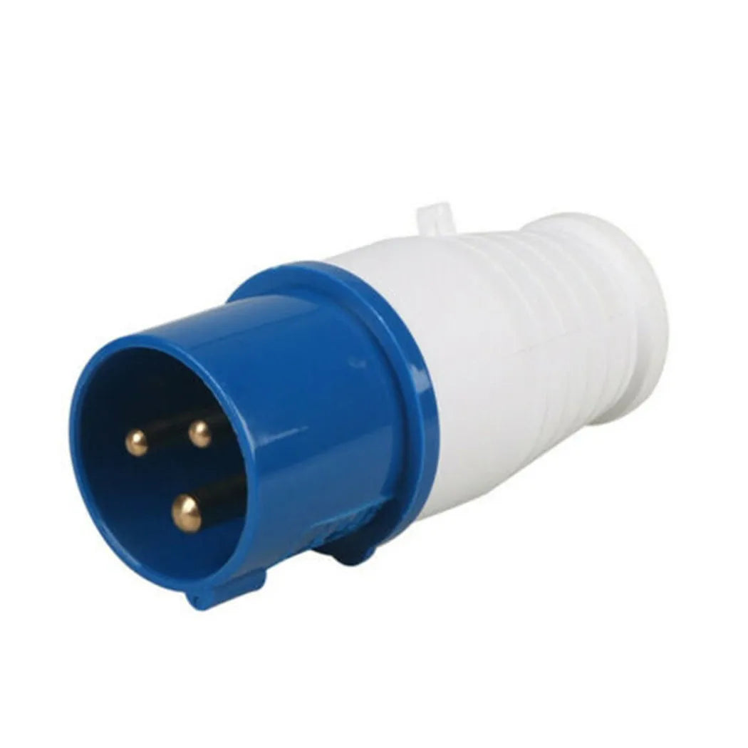 240V 16A 3 Pin Industrial Waterproof Plugs Socket Male Female IP44 2P