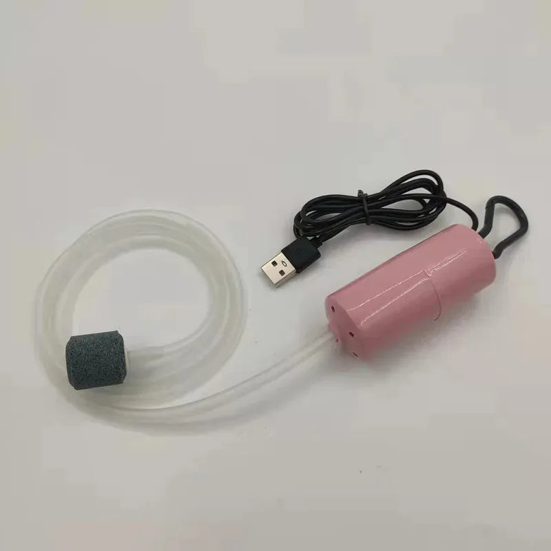 USB Aquarium Air Pump – Silent Mini Fish Tank Oxygenator 5V