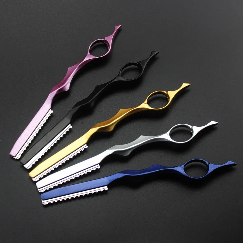 Professional 2 In 1 Hair Scissors Cutting Barber Razor Haircut Thinning Shears Styling Tools Hairdressing Scissors Peaceful Pleasures Health and Wellness