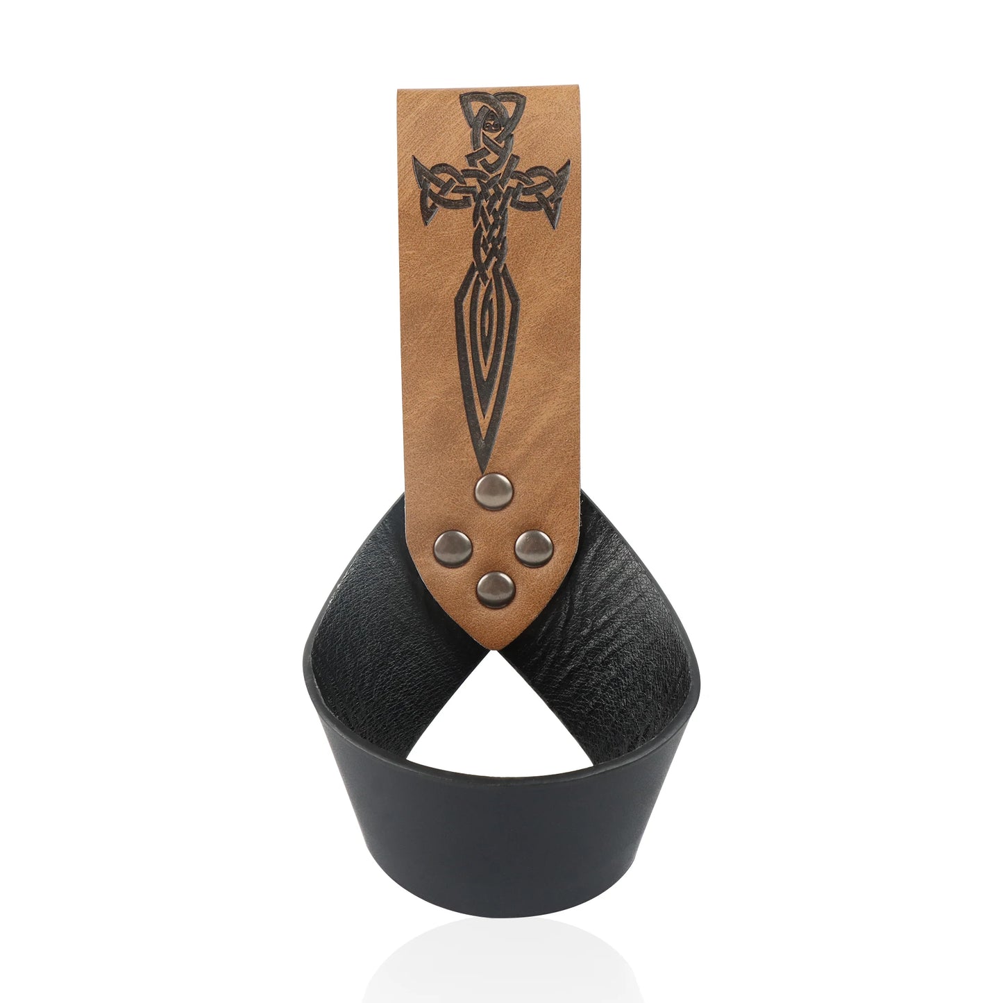 Men Vintage Medieval Knight Hooded Cloak Scarf Renaissance Belt Wrist