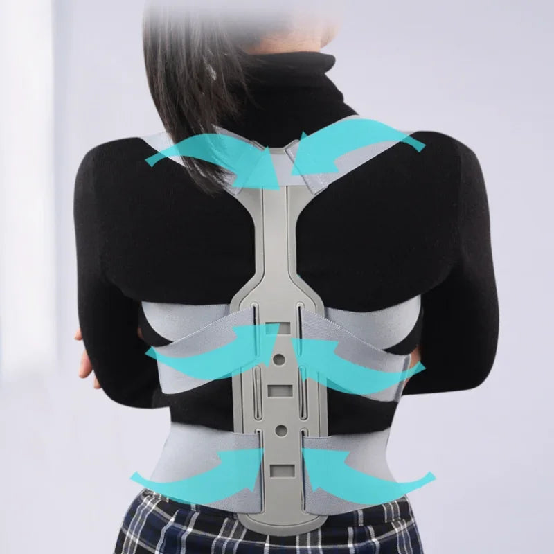 Upper Back Adjustable Posture Corrector Posture Clavicle Support Corrector Invisible Comfortable Back Straight Shoulders Brace Peaceful Pleasures Health and Wellness