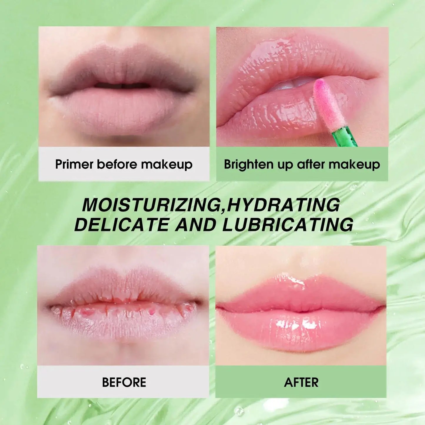 Aloe Vera Color-Changing Lip Gloss Oil – Strawberry Flavor