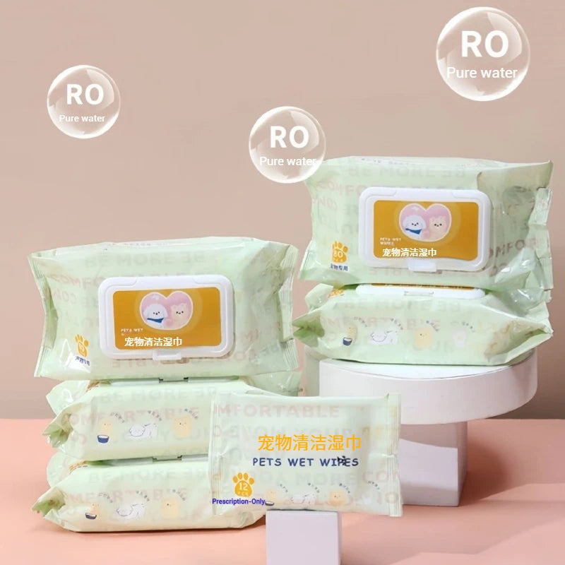 Pet Wipes for Dogs & Cats | Tear Stain & Body Cleaning 3-Pack