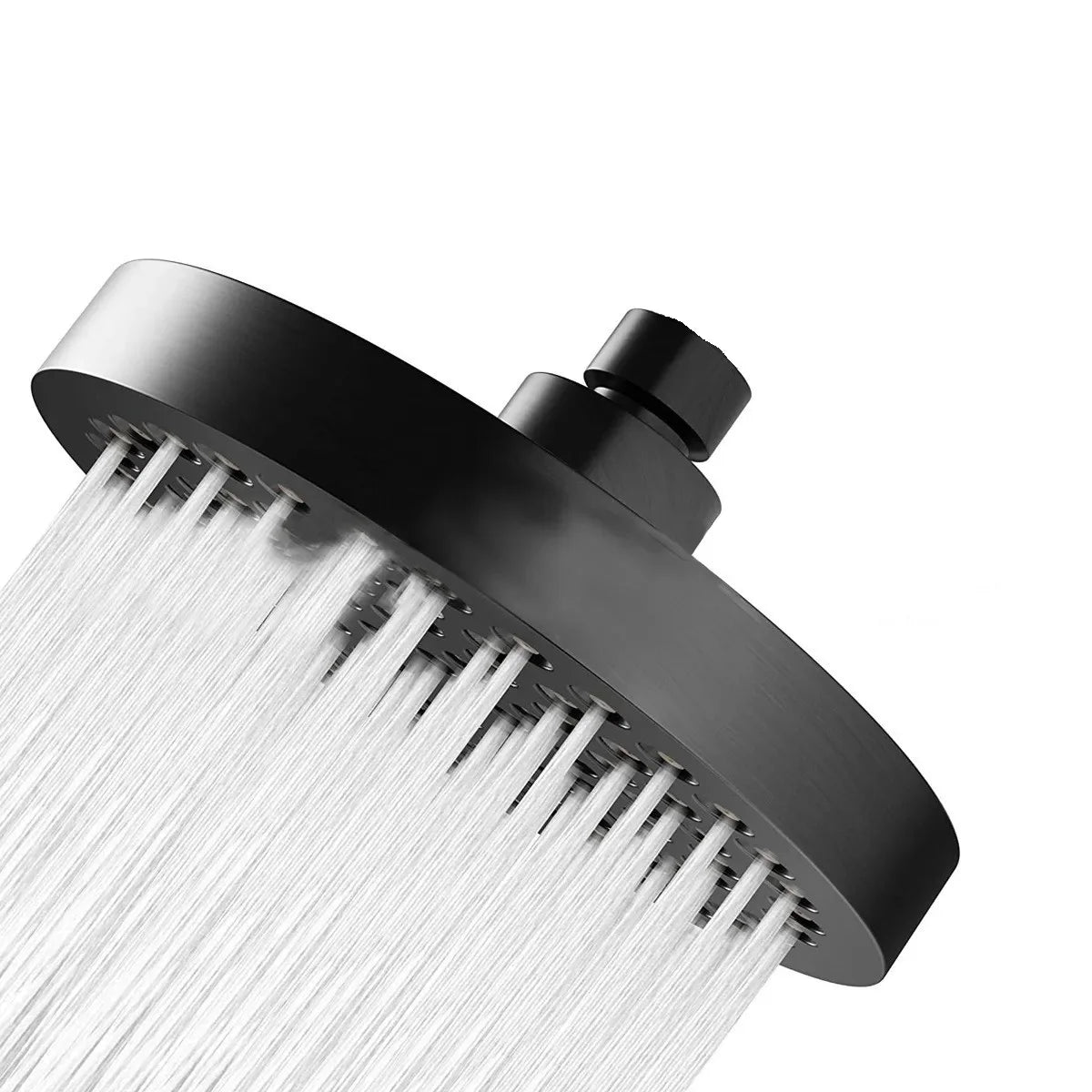 6-Inch High Pressure Rainfall Shower Head with Arm – Chrome