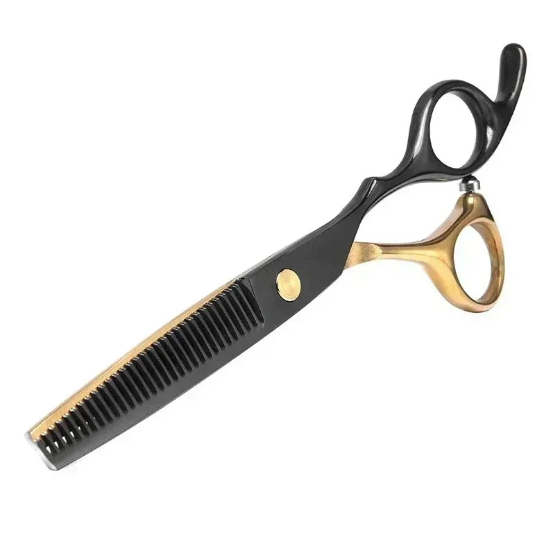 Professional Hairdressing Scissors Barber Accesories Hair Thinning Cut Metal Scissors Tooth Shears Styling Tool Cutting Scissors Peaceful Pleasures Health and Wellness Teeth scissors