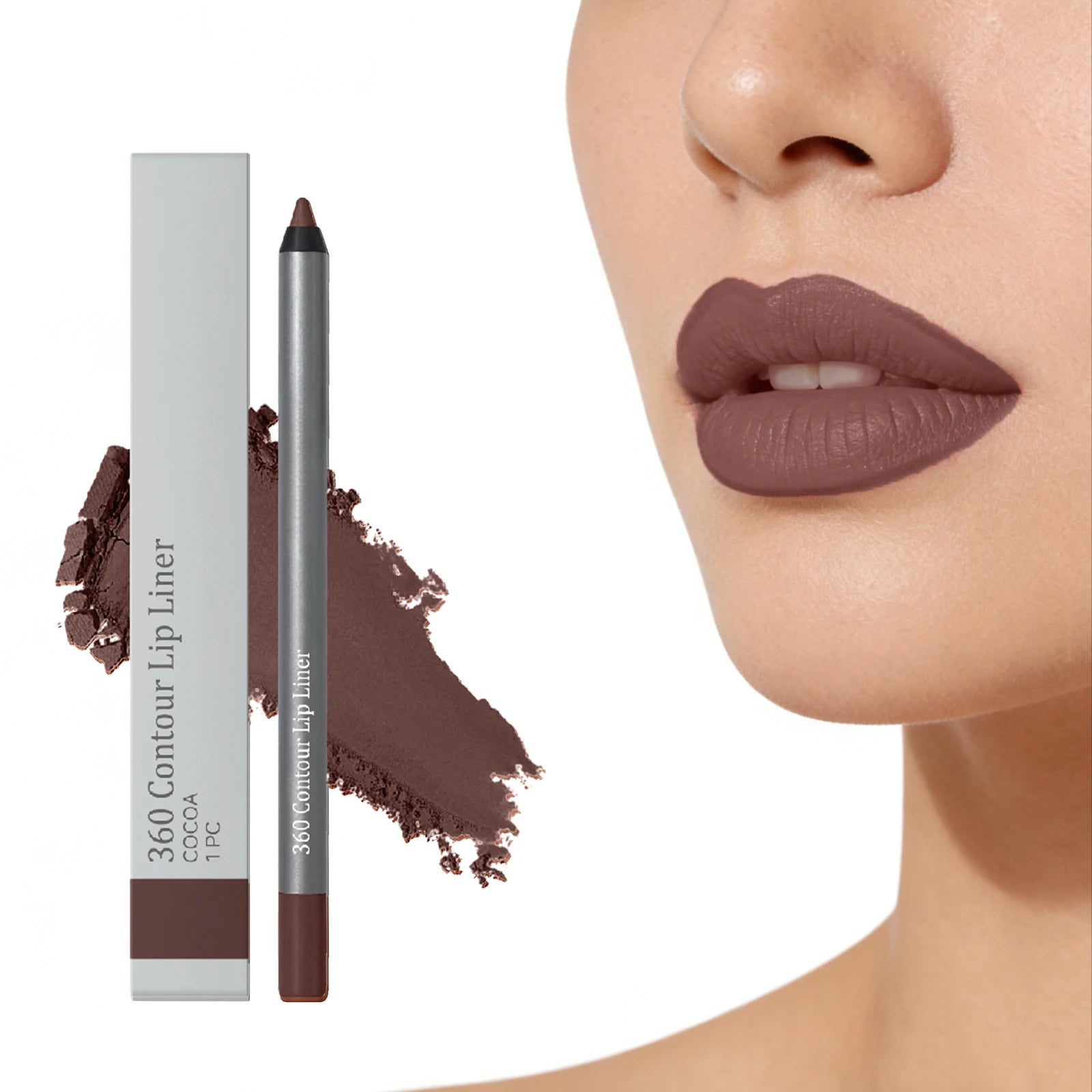10 Colors Waterproof Lipliner Matte Lipliner Long-Lasting Smoothing Natural Pencil Natural Lasting Lipliner Lip Contour Peaceful Pleasures Health and Wellness 05