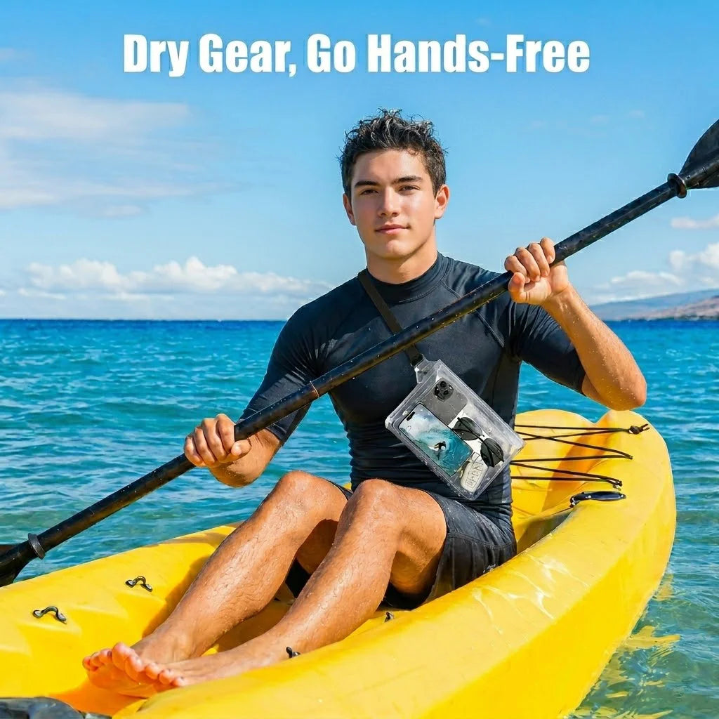 Waterproof Fanny Pack Waist Pouch Triple Zip Dry Bag Phone Passport Holder Beach Swim Kayak Water Sports Cruise Essentials 2026 Peaceful Pleasures Health and Wellness