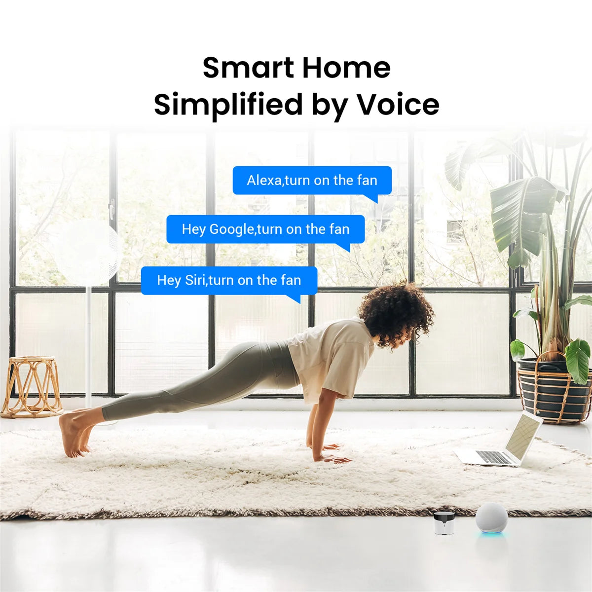 BroadLink RM5 Plus Smart Remote Control Wifi IR Bluetooth Hub Controller Timer Voice Control Work for Alexa Google Assistant Peaceful Pleasures Health and Wellness