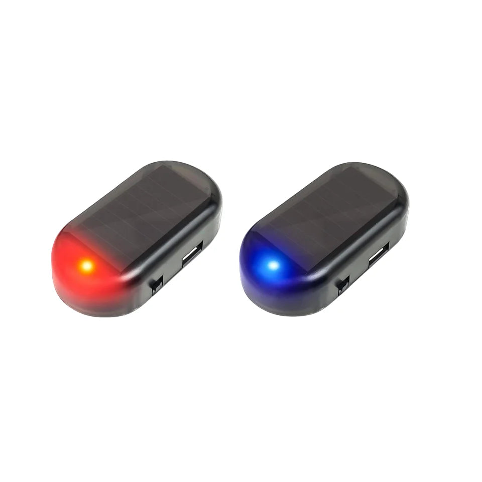 Solar Dummy Car Security Light – LED Simulated Alarm Warning Lamp