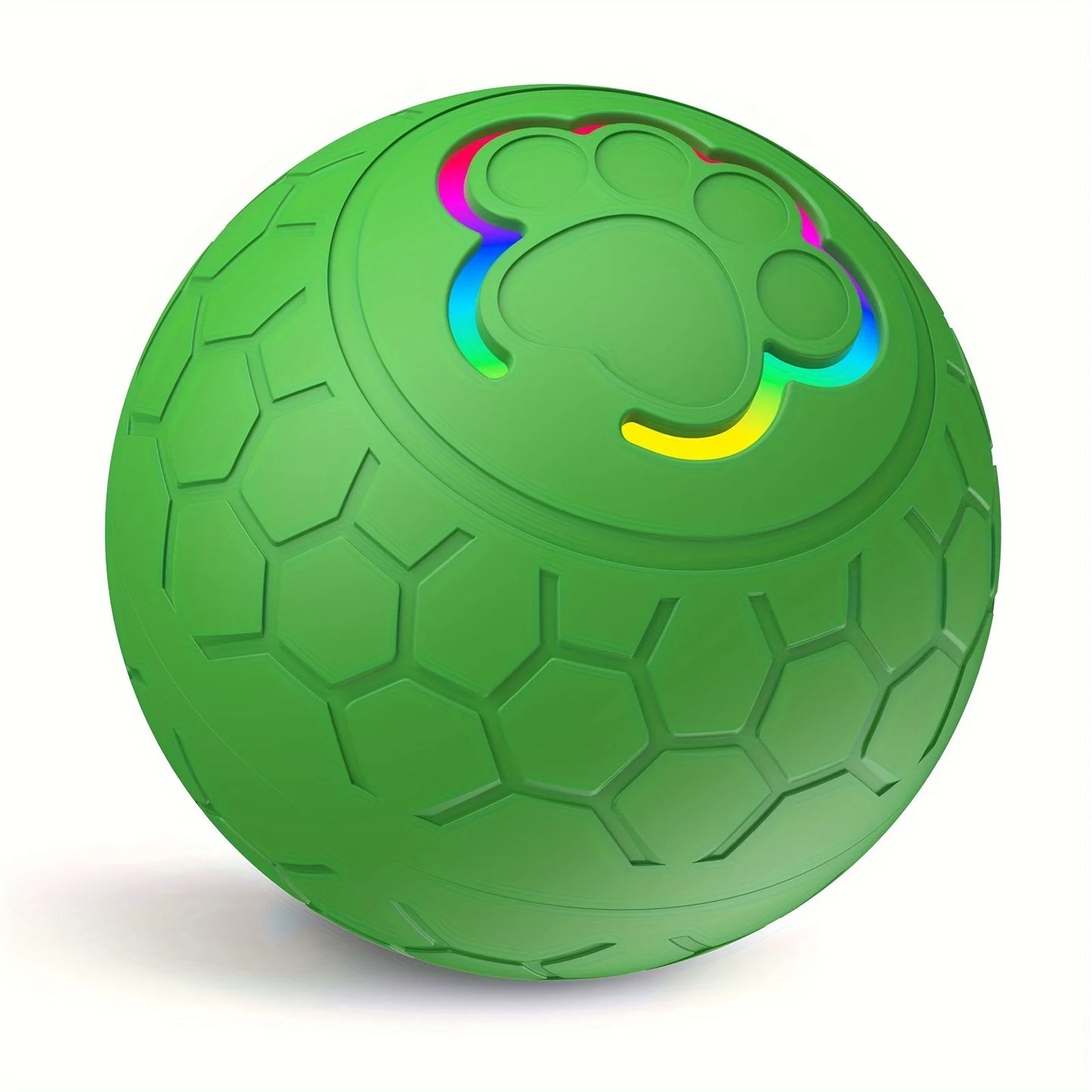 Smart Interactive Pet Toy Ball – RGB Lights, Auto Roll & Bounce