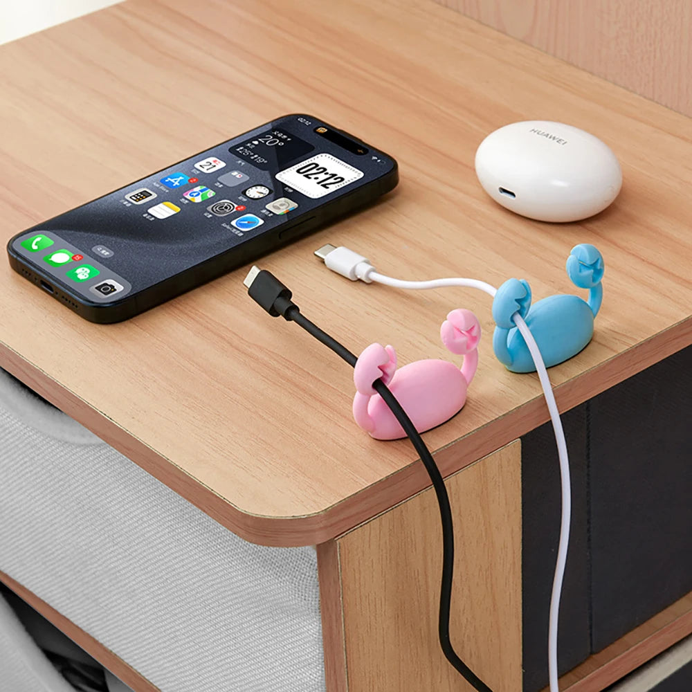 Cartoon Crab Cable Organizer Mobile Charging Holder Storage Bundle