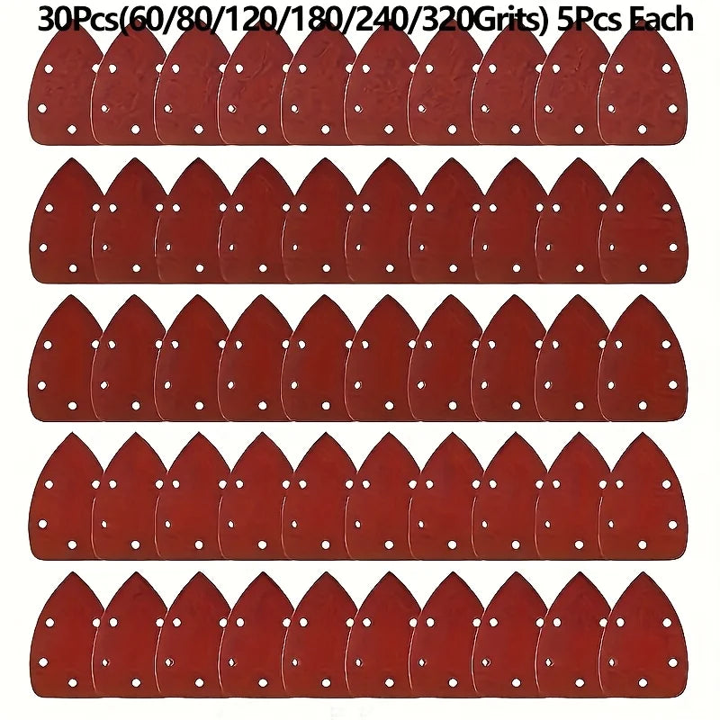 Mouse Detail Sander Sandpaper Replacement Pad Sheet Assortment