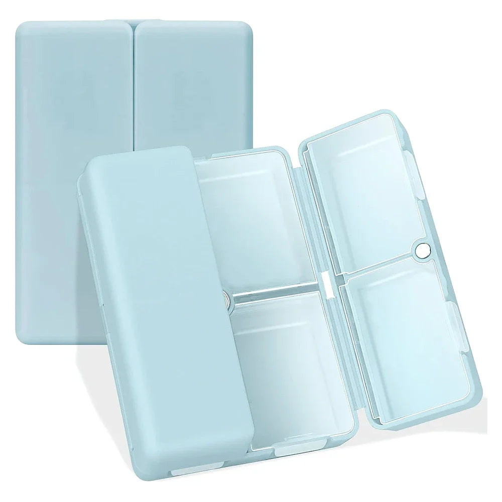 Magnetic Foldable Weekly Pill Organizer,7 Compartments Portable Travel pill Case,Small pill Box for Purse Pocket to Hold Vitamin Peaceful Pleasures Health and Wellness