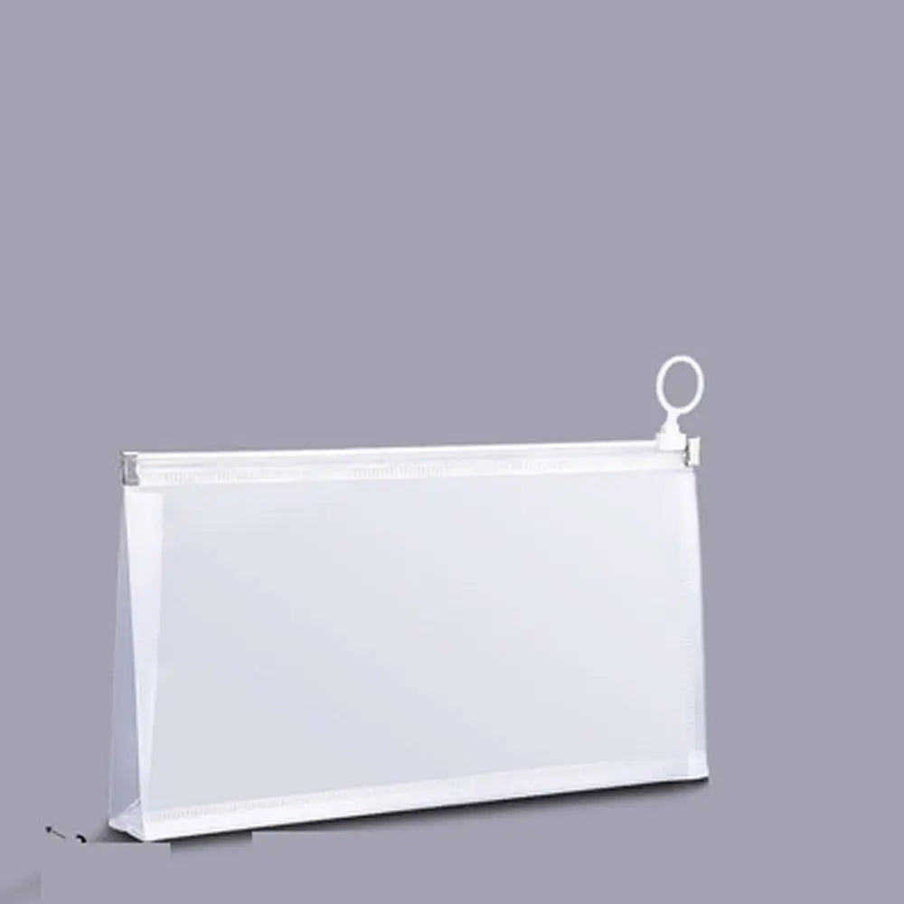 Binder Bag Zipper Folders School Stationery B5 A4 A5 A6 Size Document Bag Office File Holder Binder Pockets School Folder Peaceful Pleasures Health and Wellness A4
