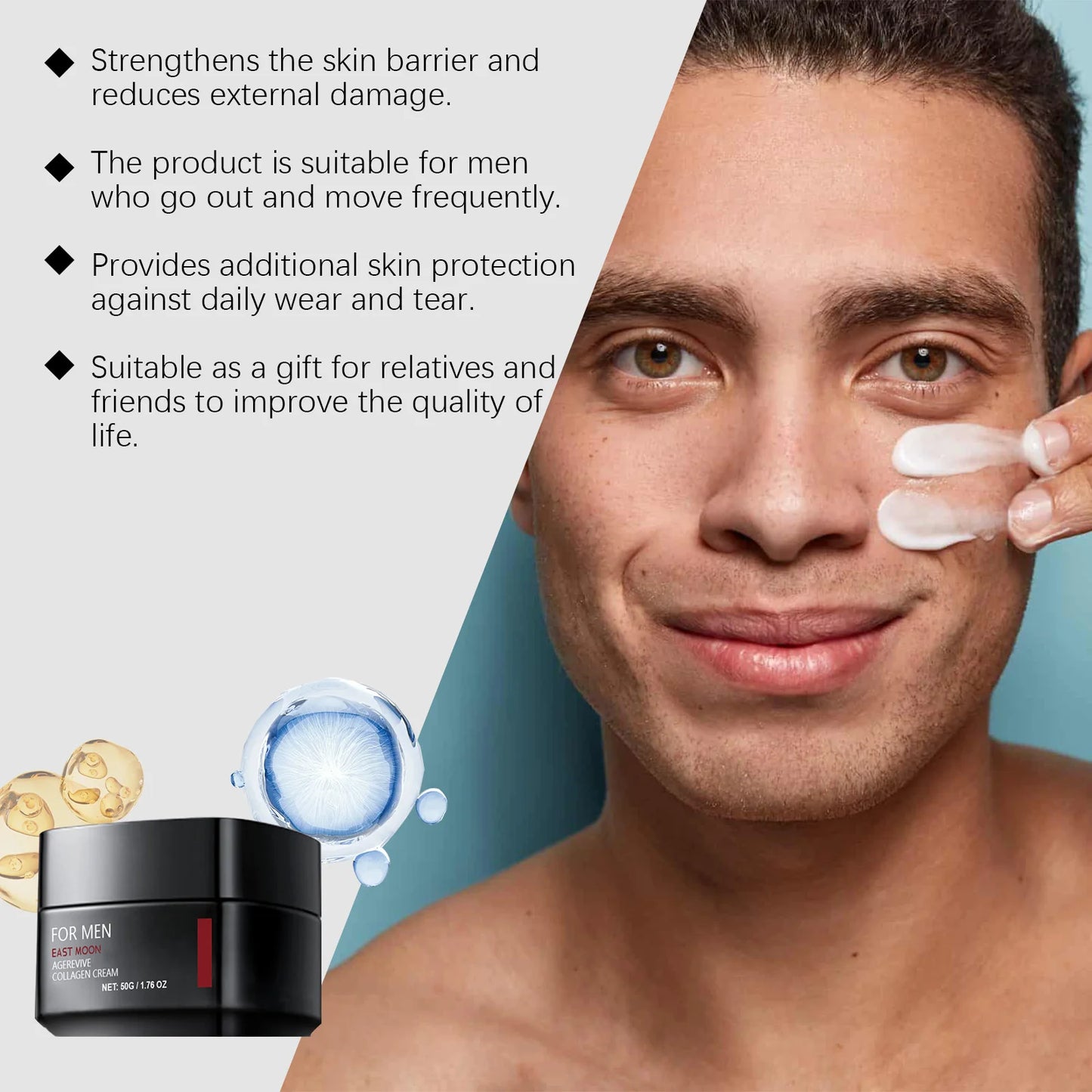 Men's Hyaluronic Acid Face Cream – Hydrating & Anti-Aging