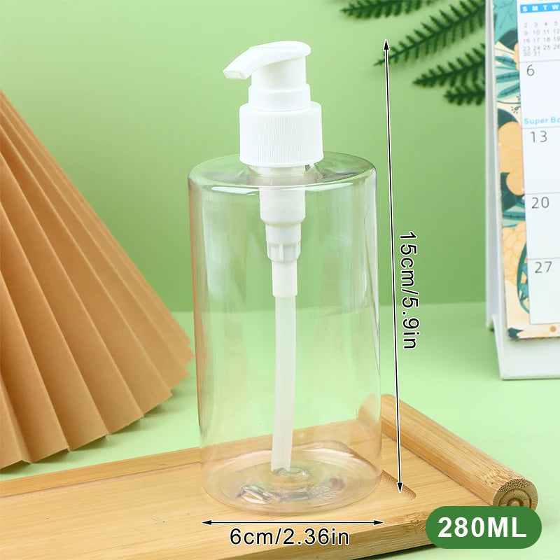 Refillable Travel Pump Bottle for Shampoo, Lotion & Cosmetics