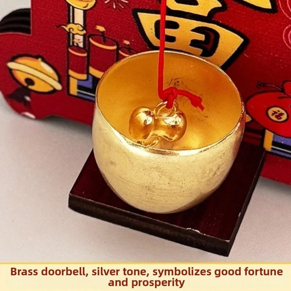 Lion Dance Magnetic Bell Ornament | Festive New Year Decor