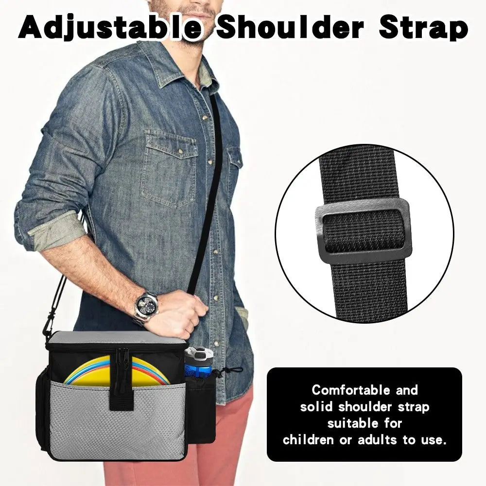 Disc Golf Starter Bag – Waterproof, Large Capacity, 13+ Discs