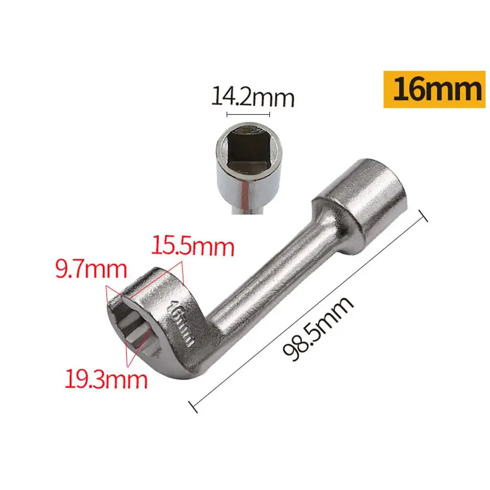 Diesel Fuel Injector Line Socket Wrench Set 12–19mm