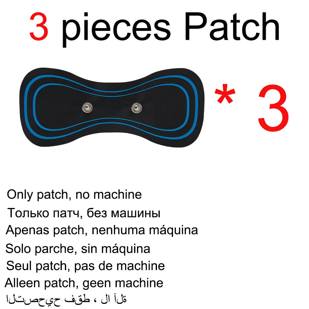 EMS Neck Massager – 8 Mode Rechargeable Cervical Pain Relief