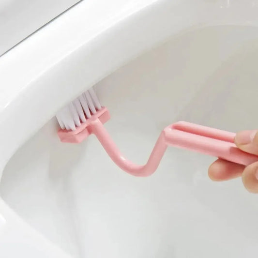S-Curve Deep Clean Toilet Brush with Hook Handle Toilet Brush Peaceful Pleasures Health and Wellness
