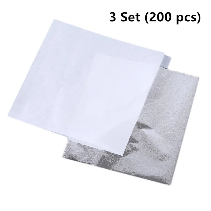 100/300 Sheets Imitation 24K Gold Foil Leaf for Crafts & Cake Decor