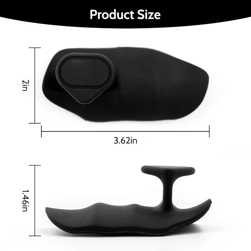 Silicone Weightlifting Grip Pads | Anti-Slip Palm Protection