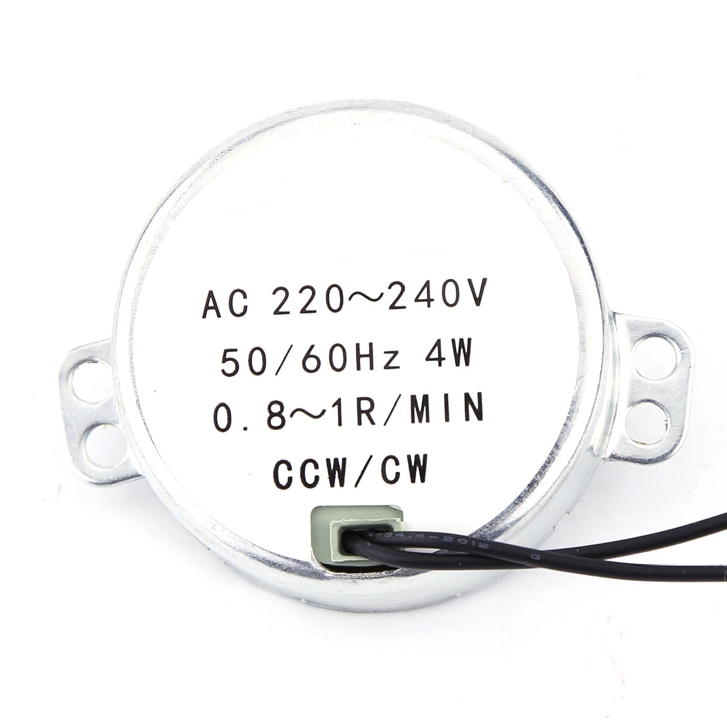 AC 220-240V 4W 50 60Hz Synchronous Motor Geared CW CCW