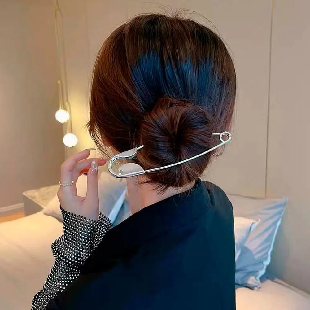 Fashion Large Pins for Clothing Smooth Metal Star Safety Pins Jeans Dress Scarf Hair Clips for Women Adjustable Brooch Pins Peaceful Pleasures Health and Wellness