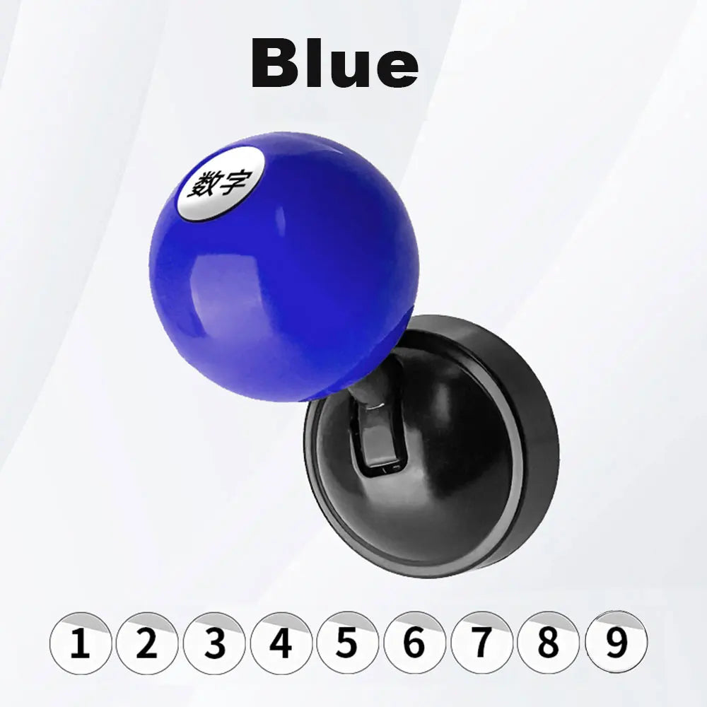 Lucky Number Billiard Ball Car Start Button Cover | DIY Decor
