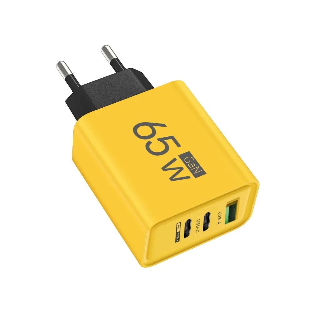 65W GaN USB-C Fast Charger | PD & QC | iPhone Samsung
