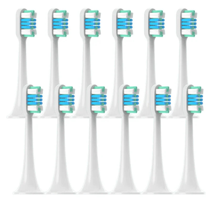 12-Pack Brush Heads for Xiaomi Mijia T300/T500/T700 | Soft
