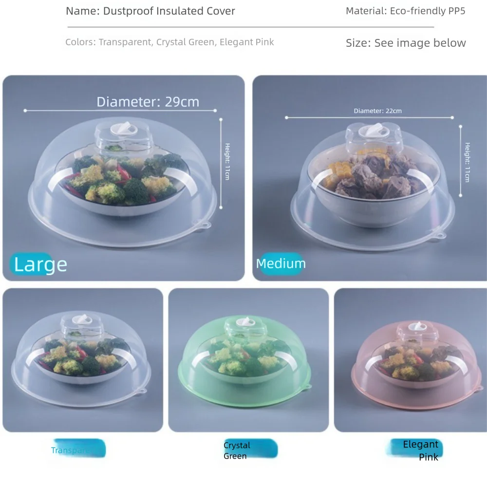 Transparent Microwave Splatter Cover | BPA-Free Dome Lid