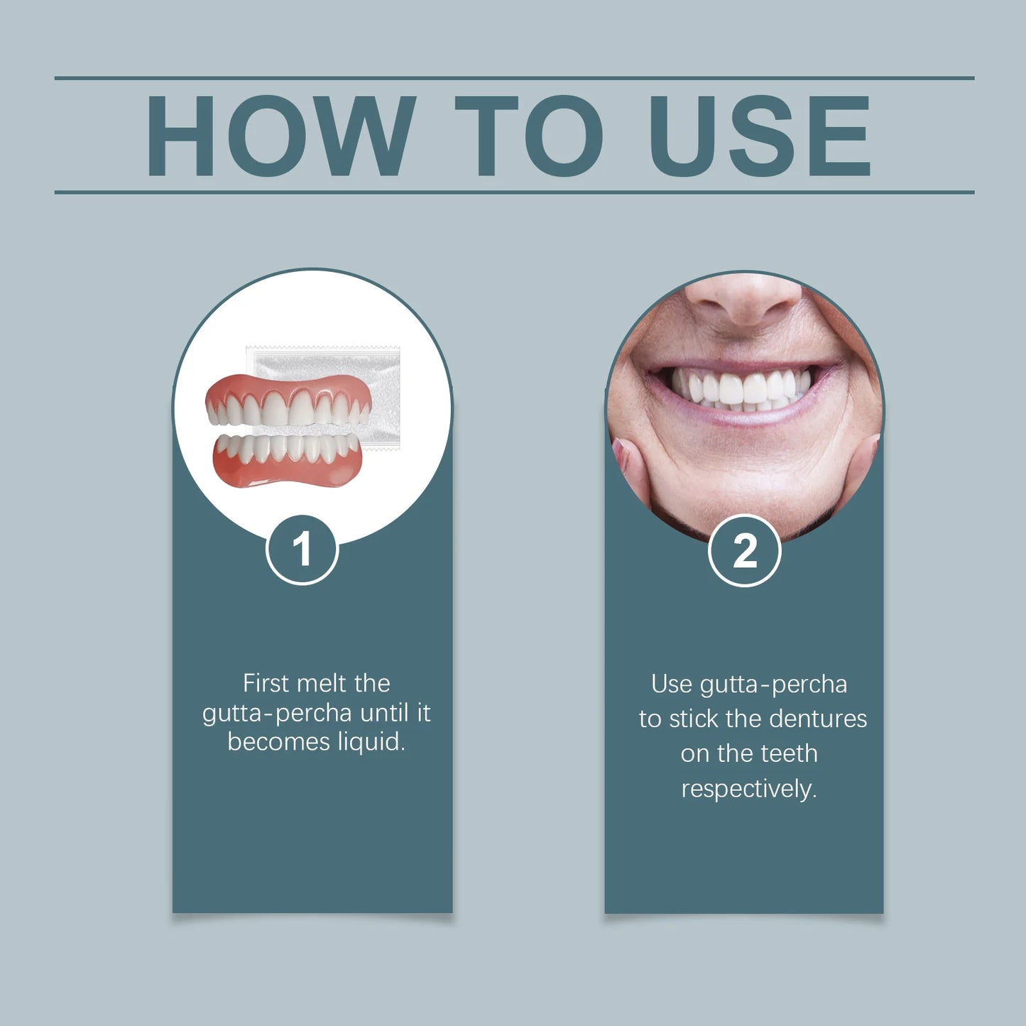 Soft Silicone Temporary Tooth Veneers Smile Correction Kit
