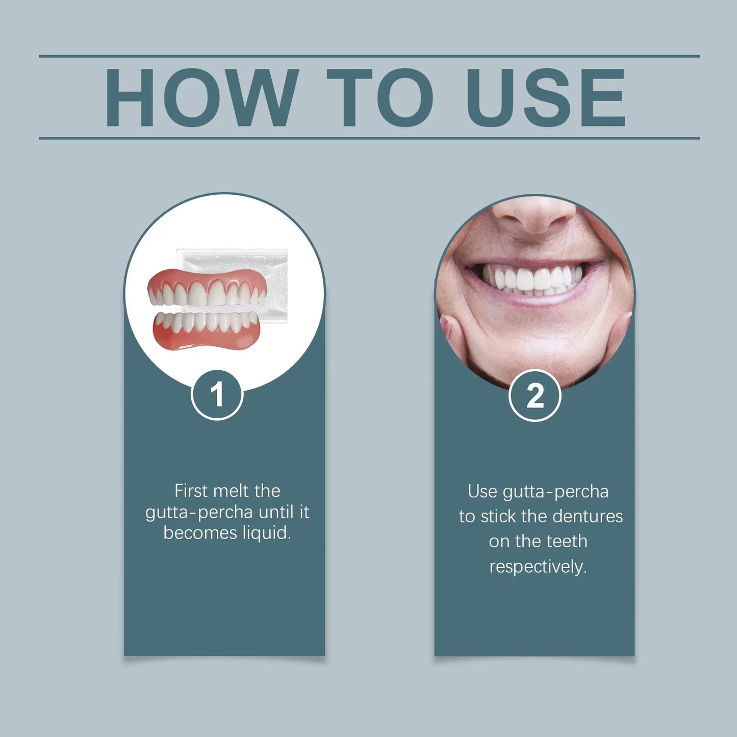 Silicone Temporary Tooth Veneers Kit – Smile Enhancement Set