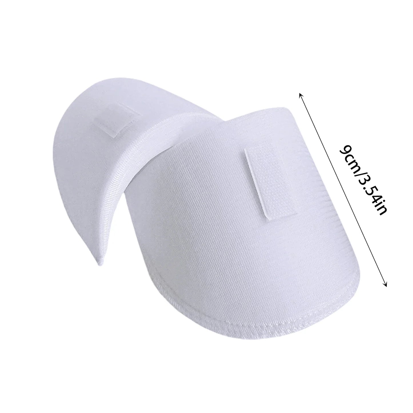 2-Pack Detachable Sponge Shoulder Pads for DIY Jackets & Fashion