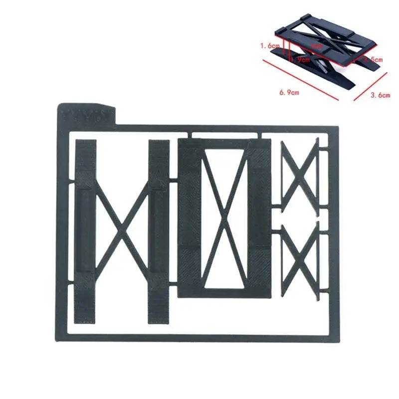 Double Deck 1/64 Diecast Car Display Shelf | Easy Assembly Garage