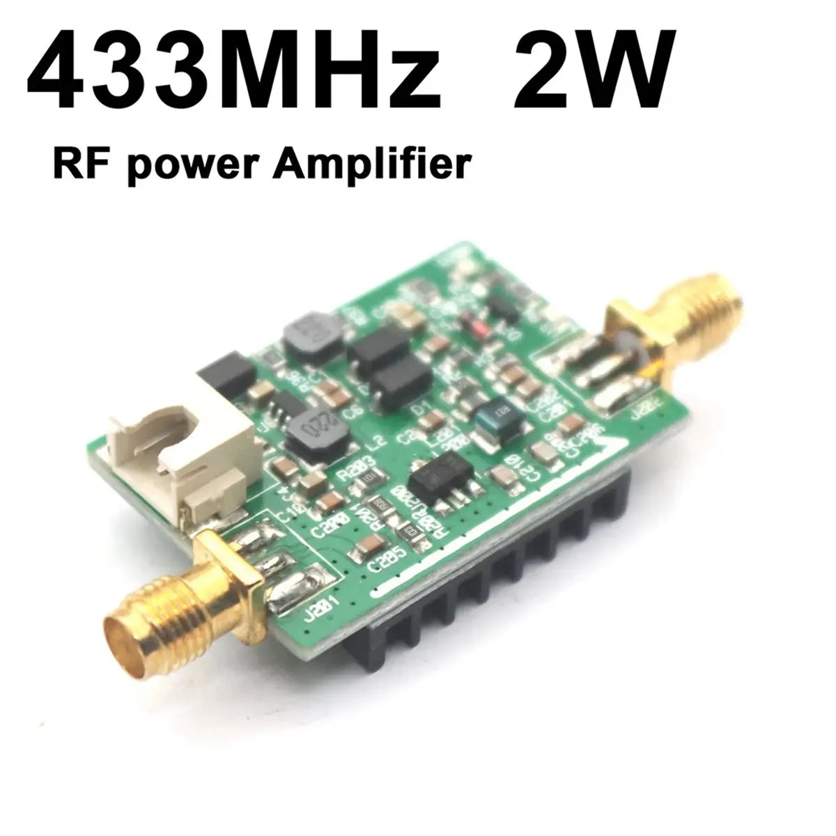 *Great 433Mhz 2W RF Power Amplifier Wireless Communication Radio Transmitter Walkie-Talkie Signal AMP BLT53 6V 33dbm SX1278 Peaceful Pleasures Health and Wellness