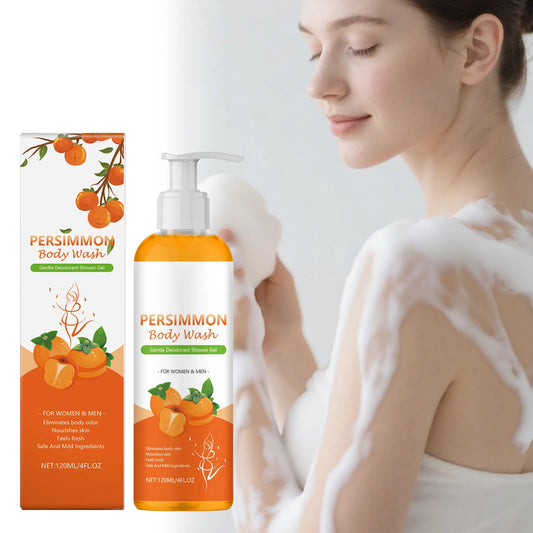 Persimmon Body Wash – Moisturizing Deodorizing Shower Gel